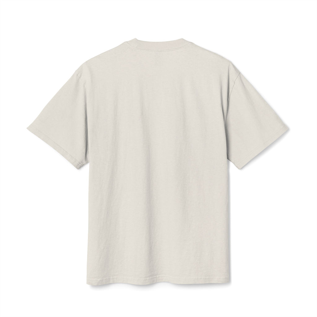 Vintage Cream Tee — 'Mermaids Paradise' Small Chest Gothic Script T-Shirt