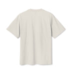 Vintage Cream Tee — 'Mermaids Paradise' Small Chest Gothic Script T-Shirt