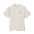 Vintage Cream Tee — 'Mermaids Paradise' Small Chest Gothic Script T-Shirt