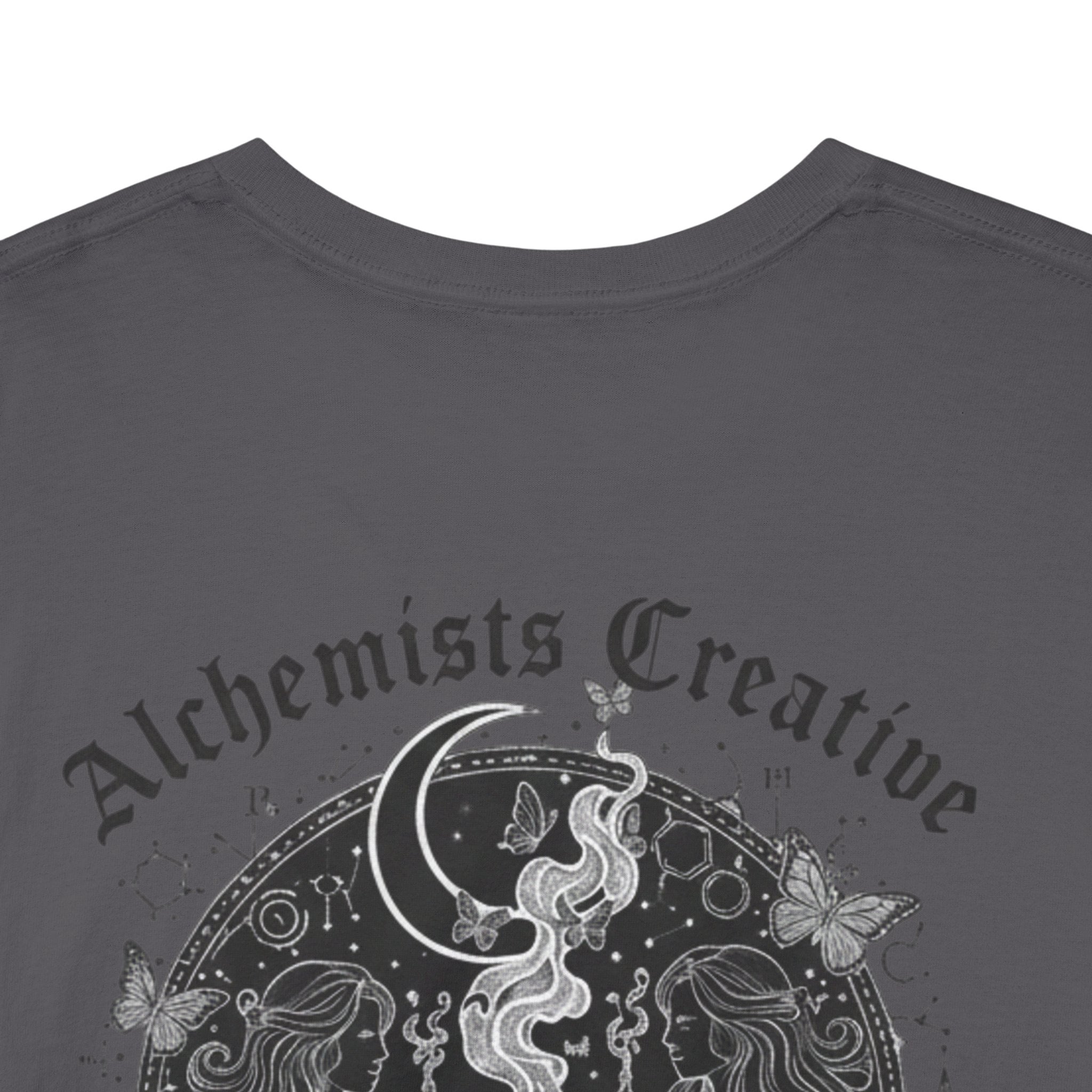 Vintage Occult Snake & Moon Graphic Tee