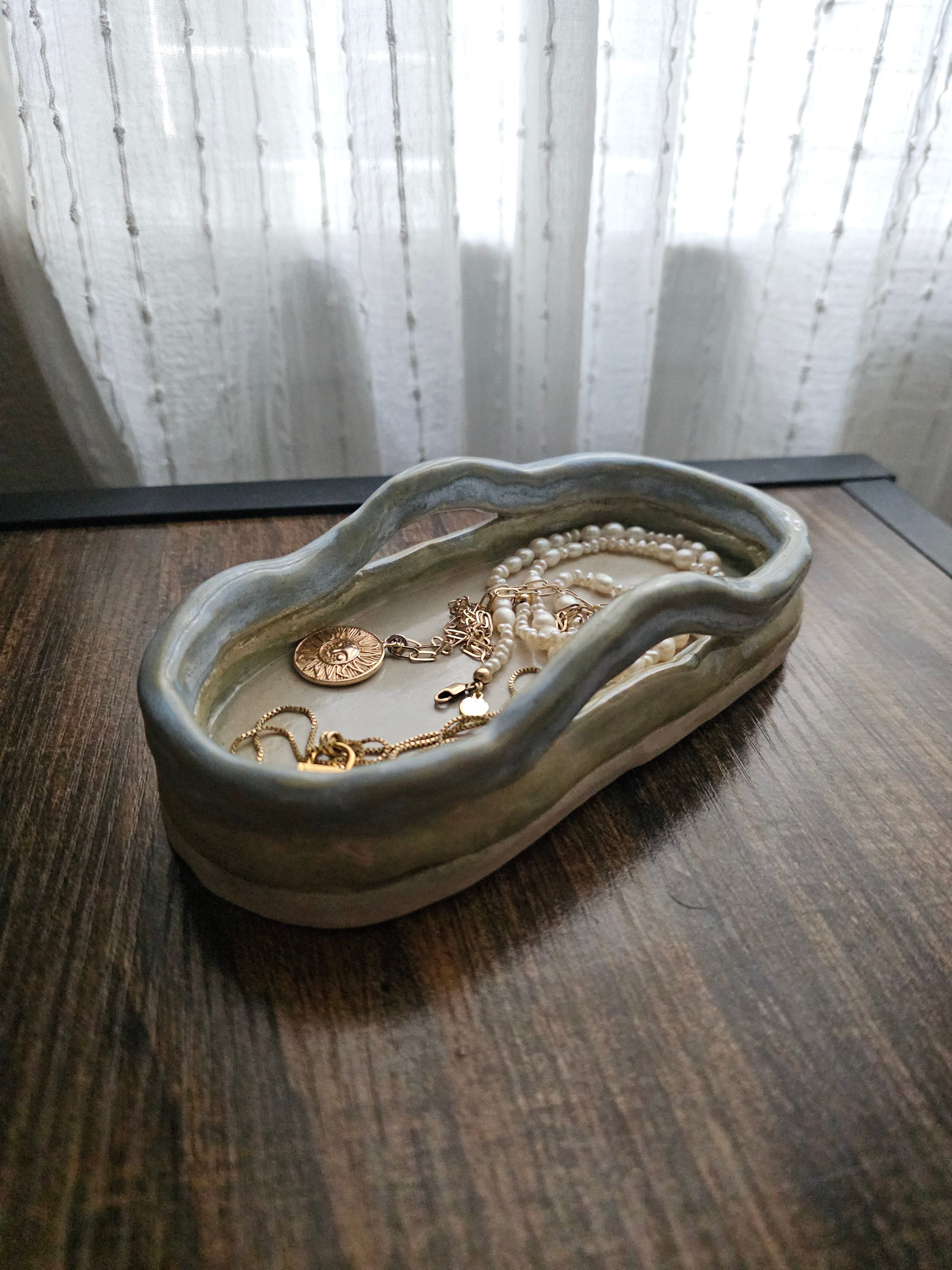 Organic Wave Trinket Dish