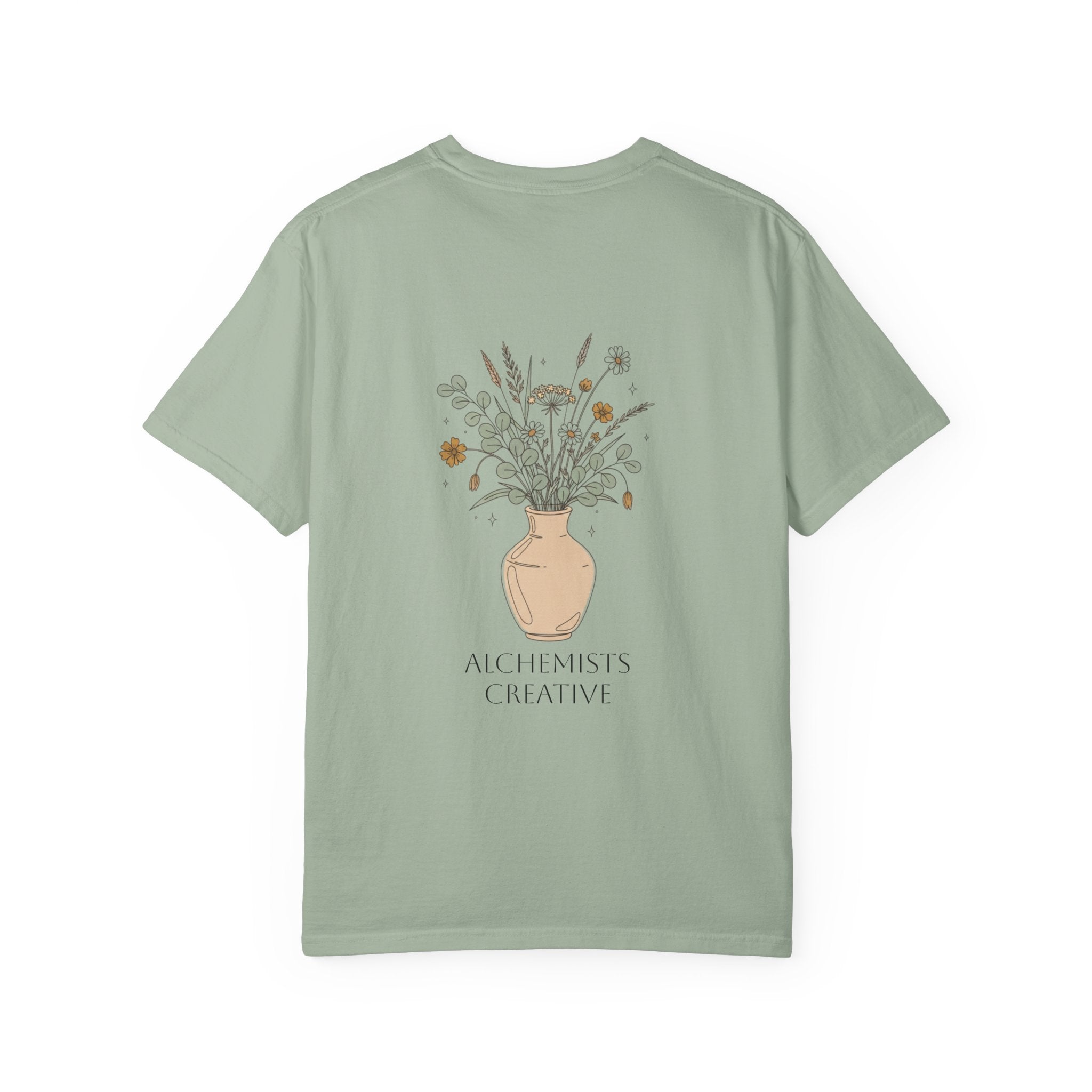 T-Shirt — Alchemist’s Creative Floral Vase Graphic