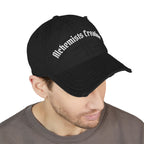 Distressed Embroidered Dad Hat
