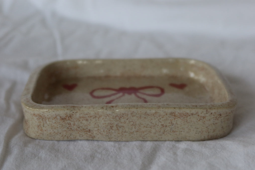 Sweetheart Bow Trinket Dish
