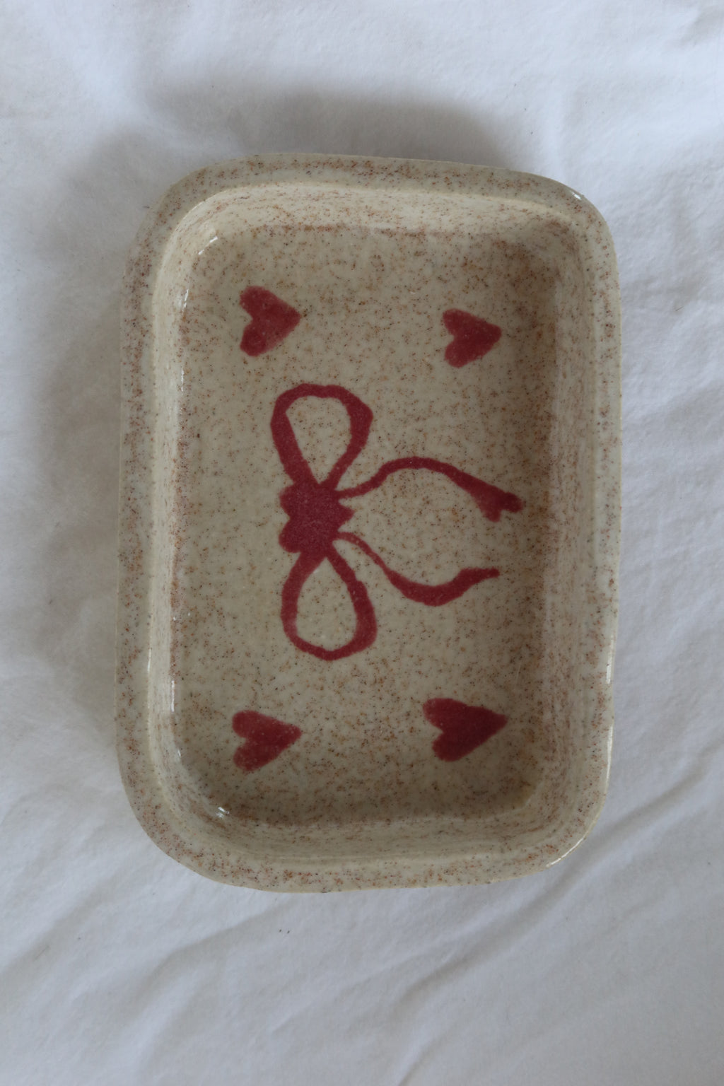 Sweetheart Bow Trinket Dish