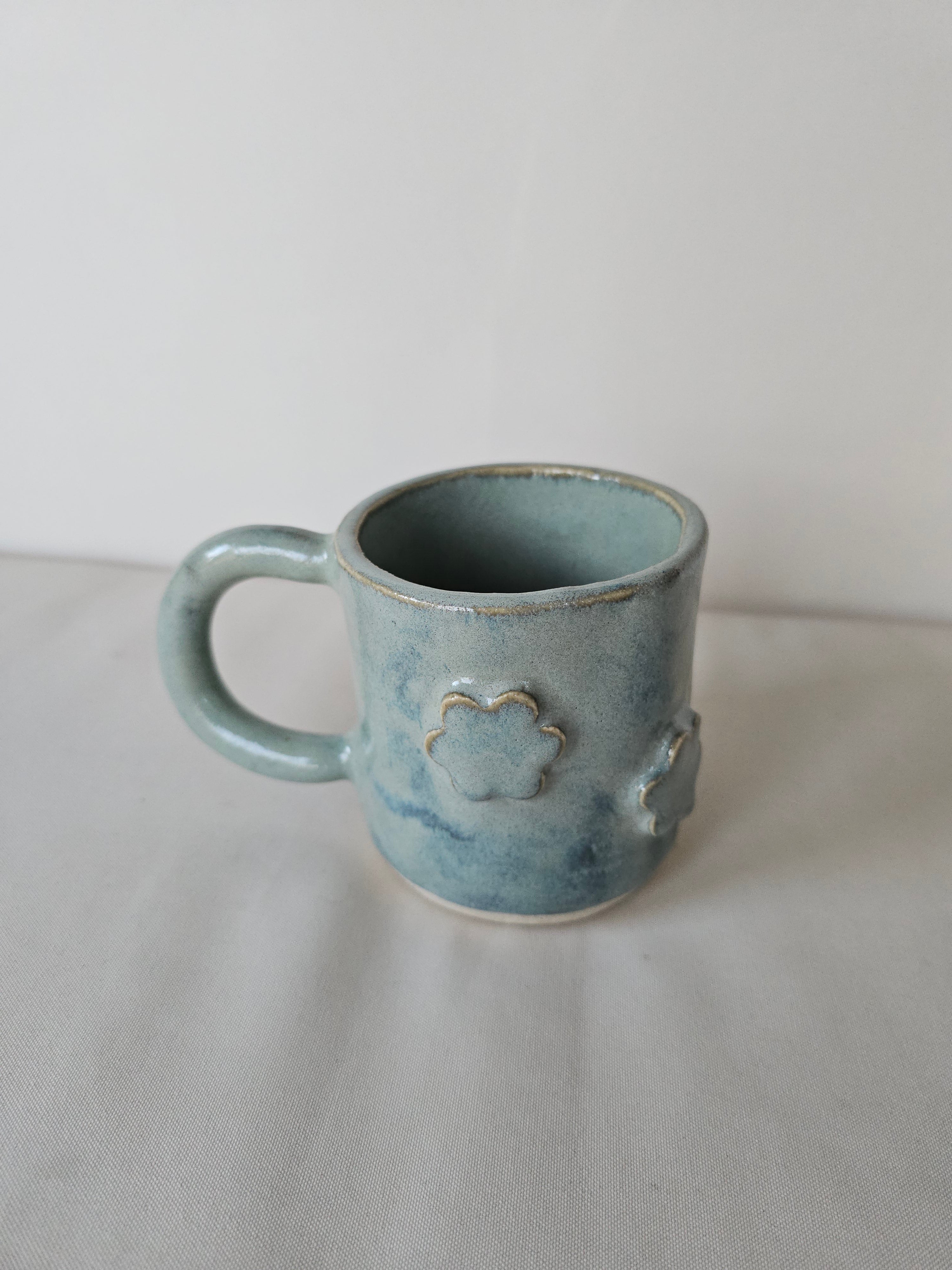 Sage Blossom Ceramic Mug