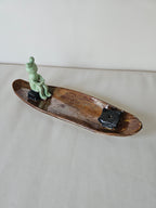 Meadow Frog Incense Vessel
